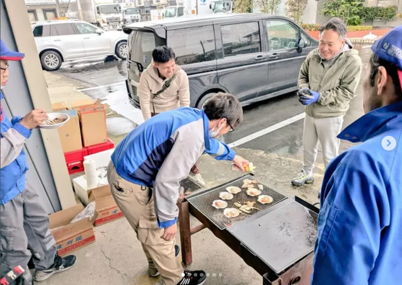 仲の良いスタッフ達